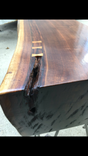 Sold.... Black Walnut Rough Sawn Slab Coffee/End Table 5 small
