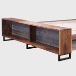 Platform Bed With Wired Storage Headboard | Configuration 4 | 3 small