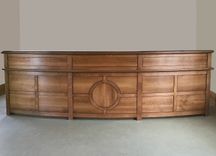 White Oak Reception Desk 3 small
