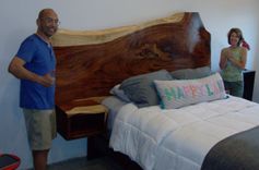 Headboard With Floating Nightstands 2 small