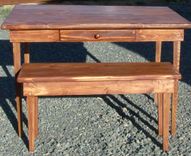 Shaker Style Dinette Table And Bench 1 small