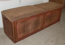 Oak Bench With Cushions And Storage 2 small