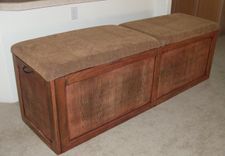 Oak Bench With Cushions And Storage 4 small