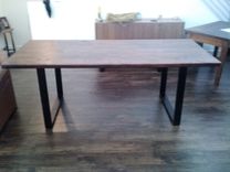 Industrial Style Dining Table And Bench 2 small