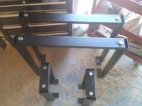 Industrial Style Dining Table And Bench 3 small