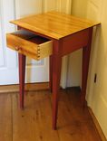 Mahogany And Milk Paint Shaker Style Night Stand 1 small