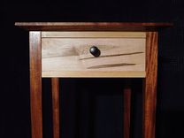 Sapele Mahogany Shaker Style Nightsand 1 small