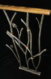 Hand Forged Wood Grain Railing 3 small