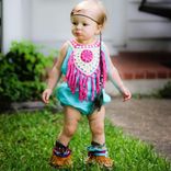 Infant (Size 0-5 Only) Customized Gypsy Boots 6 small