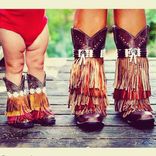 Adult Customized Gypsy Boots 5 small
