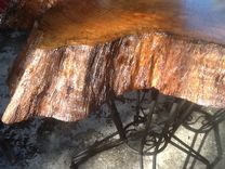Breakfast Table In Spalted Florida Mahogany 3 small