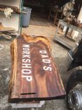 Exotic "Wood Slab" Signs 2 small