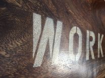 Exotic "Wood Slab" Signs 4 small