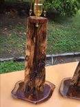 Custom Table Lamps From Exotic Woods 5 small