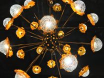 Glass And Gold Led Chandelier 1 small
