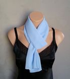 Powder Blue Chiffon Scarf 1 small