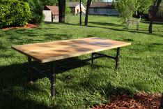 Rustic Industrial Pipe Coffee Table 4 small