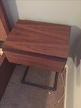 Walnut Nightstands With Metal Base 2 small