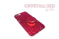 Custom Crystallized Iphone Case Any Model Cell Phone Bling Genuine European Crystals Bedazzled 1 small