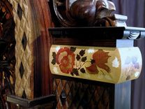 Hand-Carved Rosewood Inlaid Chair 6 small