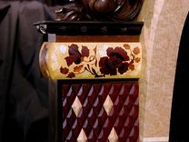 Hand-Carved Rosewood Inlaid Chair 7 small