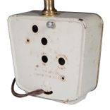 Vintage Child's Safe Bank Mini Table Lamp 1 small
