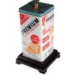 Vintage Nabisco Cracker Tin Upcycled Table Lamp 3 small