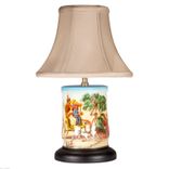 Vintage Park Scene Caddy Upcycled Lamp 1 small