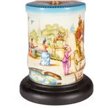 Vintage Park Scene Caddy Upcycled Lamp 2 small