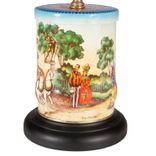 Vintage Park Scene Caddy Upcycled Lamp 3 small