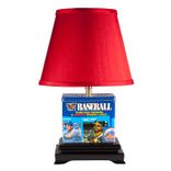 Vintage Baseball Trading Card Box Upcycled Lamp 1 small
