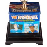 Vintage Baseball Trading Card Box Upcycled Lamp 3 small