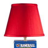 Vintage Baseball Trading Card Box Upcycled Lamp 4 small
