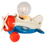 Vintage Toy Airplane Mini Lamp 2 small