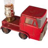 Vintage Red Truck Cab Mini Lamp With Filament Bulb 3 small