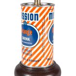 Vintage Mission Orange Drink Can Lamp 3 small