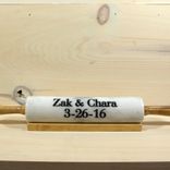 Marble Rolling Pin - Engraved 3 small