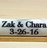 Marble Rolling Pin - Engraved 4 small
