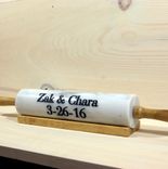 Marble Rolling Pin - Engraved 5 small