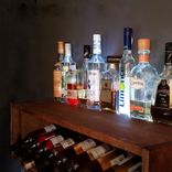 Lighted Wine Bottle And Glass Rack - Alcohol Display 3 small