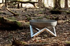Modern Outdoor Patio Rust & Stainless Steel Fire Pit Memel (Small) 1 small