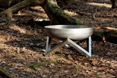 Modern Outdoor Patio Rust & Stainless Steel Fire Pit Memel (Small) 6 small