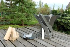 Modern Outdoor Patio Stainless Steel Fire Pit Phoenix Blossom 4 small