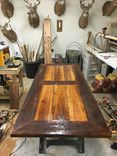 Vintage Reclaimed Heart Pine Dinning Table 3 small