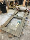 Vintage Reclaimed Heart Pine Dinning Table 6 small