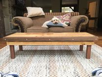 Reclaimed Heart Pine Coffee Table 1 small