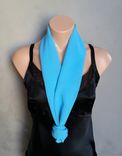 Turquoise Chiffon Scarf 3 small