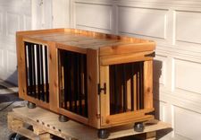Dog Crates That Can Also Be A Bench, End Table Or Coffee Table 3 small