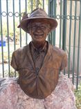 Glazed Ceramic Sculptures, "The Joke" 1 small