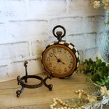 Courtly Clock Checked Clock Hand Painted Black And White Checks Clock 5 small